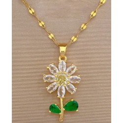 Collar Flor de Cristal...