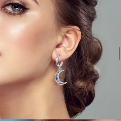 Set Aretes Sol y Luna con...