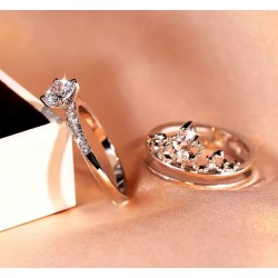 Set de Anillos Compromiso...